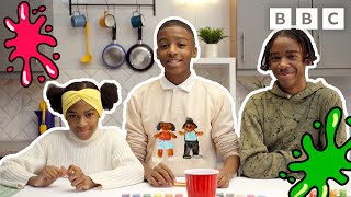 Painting Challenge with the McQueens | World Art Day | Meet The McQueens | CBBC