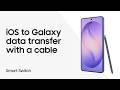 Use Samsung Smart Switch cable transfer to move your iOS data to Galaxy | Samsung US