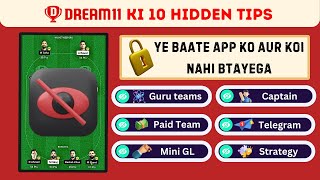 Dream11 hidden tips and tricks ( No clickbait!! ) | How to win grand league in dream11 ?