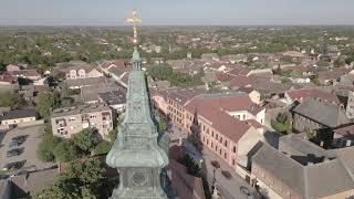 Sombor (Glavna ulica) // 4K Drone VIDEO