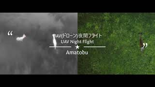 ドローン夜間飛行【UAV Night Flight】