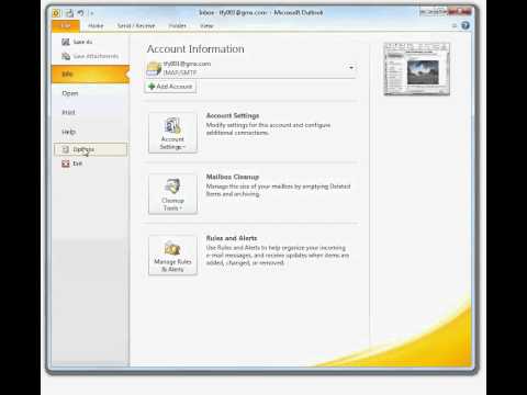 Empty Deleted Items Automatically in Outlook 2010 Empty Deleted Items Automatically in Outlook 2010