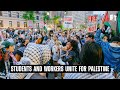 LIVE From NYC: Students & Workers Unite for Gaza After Night of NYPD Attacks