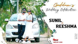 GEDDAM'S WEDDING CERMONY || SUNIL + RESHMA || TEAM NICLIX 8247472213