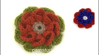 How to crochet a 17th of May flower