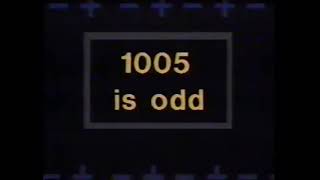 Square One TV - Mathman: Even Numbers