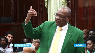 Opposition leader’s argument haphazard – Min. Harmon