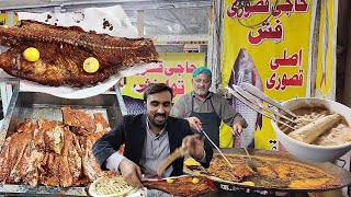 Exploring winter special foods | Best fried fish of Lahore | Haji Kasuri Fish | Lahore Street food