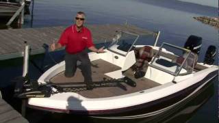 Tour the Stratos 326XF family fishing boat with George Liddle, Jr.