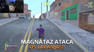 MAGNATAZ ATACA OS LARANJAS! A VISÃO IMPACTANTE DO LUANZ7 CHEIA DE TIROS!