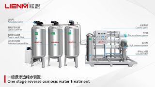 5000L One Stage Reverse Osmosis Water Treatment