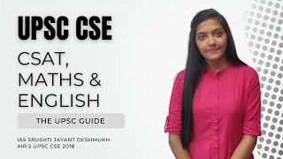 UPSC CSE - What needs to be done to clear CSAT paper? | IAS Srushti Jayant Deshmukh, UPSC Topper