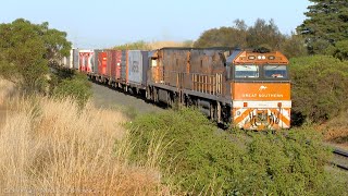 2AM5 Pacific National Intermodal Container Train (8/2/2022) - PoathTV Australian Railways