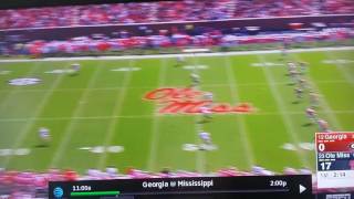 The Kicker Saves The Day! Props to the Kicker OLE MISS vs Georgia, In case ESPN shows no love :-)