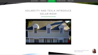 Solarcity and Tesla introduce solar roof