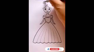 Princess Drawing | How to Draw a Princess | Drawing for Kids