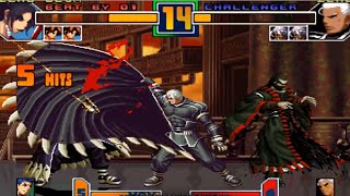 KOF 2001 ALL BOSS NestSound VS (李文星星) 킹 오브 파이터 2001