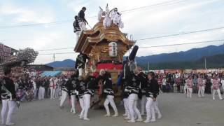 平成28年 寺田 建水分神社(比叡前)宮出 南河内だんじり祭り