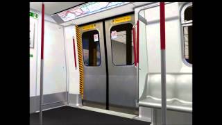 MTR TWL M-Train from Admiralty to Mei Foo (→ Tsuen Wan)