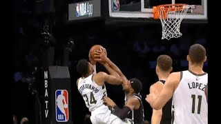 NBA 季後賽 籃網 vs 公鹿 第七戰 上半場『雙方打的激烈 禁區搏鬥較量』