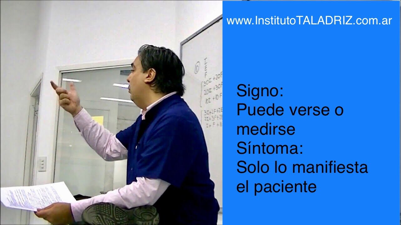 SIGNOS Y SINTOMAS. CUAL ES LA DIFERENCIA ? - YouTube