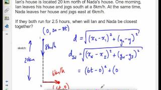 MCV4U - Optimization - Optimizing Distance Exercises