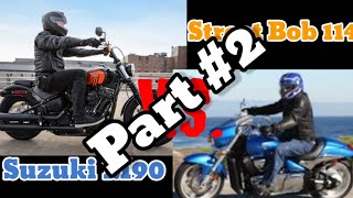 Suzuki M90 vs Harley Street Bob 114 part 2