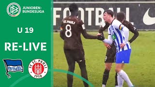 Hertha BSC vs. St. Pauli | RE-LIVE | U 19 Junioren-Bundesliga 22/23 | 15. Runde