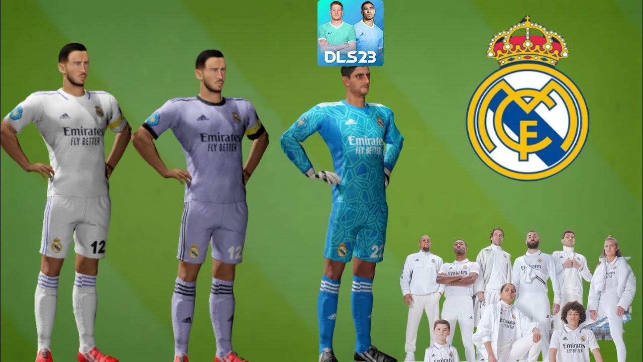 DLS 23 | Real Madrid Kits 23 | Real Madrid All Kits In Dls 23 | Dream ...