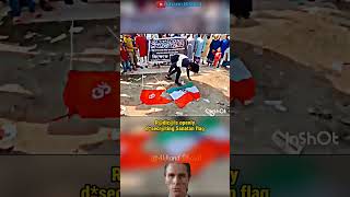 Wait for the end | Viral video from Bangladesh| Flag of India😶Flag of Sanatan🤔| Flag of Israel