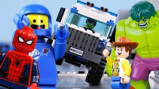 LEGO City (Compilation) STOP MOTION LEGO Toy Story, Spiderman, Hulk & More | LEGO | Billy Bricks