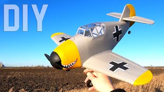 Cartoon Messerschmitt Bf-109 RC airplane DIY