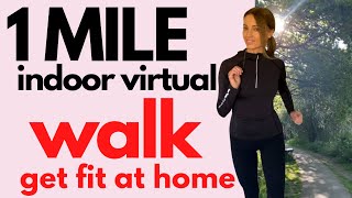 Walk at Home - 1 Mile Indoor Walking Workout - 15 Minute Low Impact Full Body Cardio