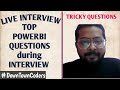 TOP POWERBI INTERVIEW QUESTIONS | DIFFICULT SCENARIO BASED QUESTIONS | DownTownCoders