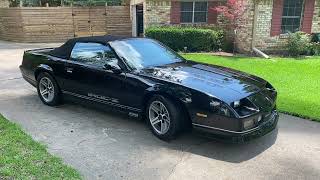 SOLD SOLD 1987 IROC convertible  SOLD SOLD