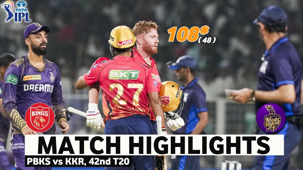 PBKS Vs KKR 42nd Match IPL 2024 Highlights | IPL Highlights 2024 ...