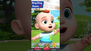 Ring-A-Ring O'Rosy 🌸 Children's Nursery Rhyme 🎶 Kids Dance Song 🕺 The Wiggles #viral #shorts