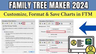 Customize, Format & Save Charts in Family Tree Maker 2024