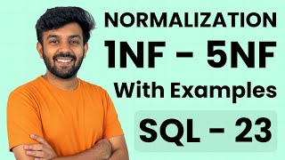 Normalization Explained with Examples 1NF - 5NF | SQL Mastery Ep- 23 | code io - Tamil