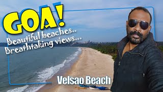 Velsao Beach Goa - Aerial view