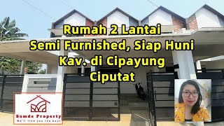 Disewakan Rumah 2Lt, Semi Furnished, Kav. di Cipayung, Ciputat #rumahdisewakandiciputat