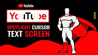 Spotlight Cursor Text Screen | GSAP - GreenSock Tutorial