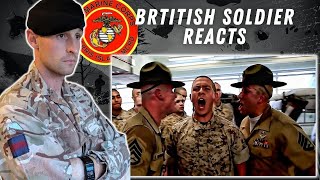 US Marine Corps Bootcamp Parris Island (British Army Instructor Reacts)