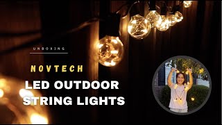 Outdoor Patio String Lights LED Outdoor Backyard  String Lights- Novtech