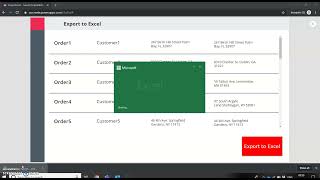 Export to Excel