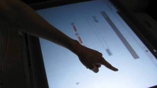 Multitouch table test