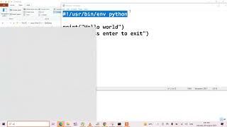 SheBang Line in Python