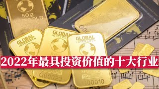 2022年最具投资价值的十大行业  | 欧洲华人街 #投资 #欧洲华商