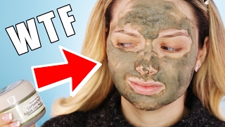 TESTING THE BUBBLE CLAY FACE MASK (GONE WRONG!) // MyPaleSkin