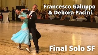 Francesco Galuppo \u0026 Debora Pacini | Solo Slow Foxtrot | Final European Championship 2022